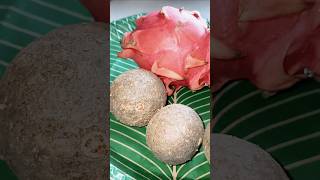 What u call this 2 fruits in ur area 🤔 dragonfruit velagapandu woodapple [upl. by Tilford]