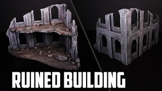 Cheap amp Easy Warhammer 40k Building Ruins Foamboard [upl. by Melanie668]