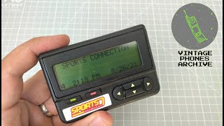 The classic Motorola Advisor pager from 1991 [upl. by Barry]