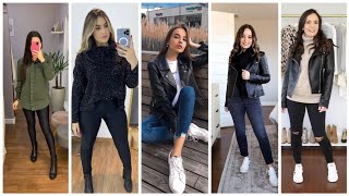 casual winter outfitswinter haul for women 2024girly winter outfitstrending casual dress [upl. by Inman436]