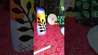 Bottle painting on bottleyoutubeshortsviralartdiysortShivangiSah7 CrafterAditi ShayArt [upl. by Malloch]