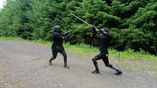 HEMA Longsword Sparring  Connor KempCowell and Duncan McLaren [upl. by Eytteb]