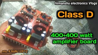 class D 400400 watt amplifier board [upl. by Etteinotna]