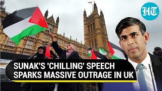 Islamists Farright Spreading Poison Rishi Sunaks Chilling Speech On Gaza Protests Angers UK [upl. by Nylitsirk]