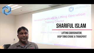 quotAdvanced Certificate in Lifting Operationsquot Course Participants Review [upl. by Hannahsohs]