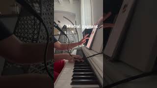 Mistral gagnant cover music piano musique song chanson coversong french [upl. by Wolliw]