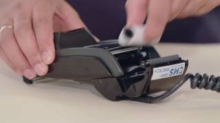 How to change a paper roll Payment Terminal iCT250 [upl. by Issy979]