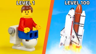 Level 1 to 100 Lego Builds ft TD Bricks [upl. by Euqinmod455]