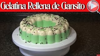 Gelatina Rellena de Gansito  Gelatina Sorpresa  Recetas en Casayfamiliatv [upl. by Grosmark]