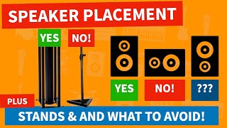 Monitor Placement For The Mids amp Highs  Speaker Stands And How To Get A GREAT Stereo Image [upl. by Iglesias]