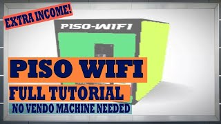 DIY Piso WiFi l Piso WiFi Tutorial l Without Vendo Machine Box [upl. by Cul]