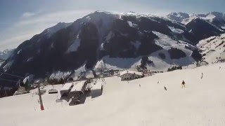 Saalbach Hinterglemm Piste33 Bachabfahrt [upl. by Yrrehc]