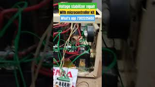 ShortAutomatic voltage stabilizer repair with microcontroller pcb boardSkill development [upl. by Tarrance]