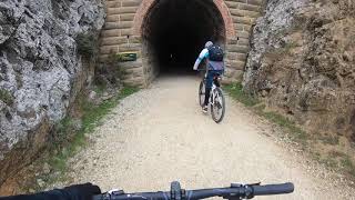 The Central Otago Rail Trail from Lauder the Poolburn Viaduct [upl. by Willetta454]