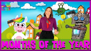 Months of the Year Song  More Kids Songs and Nursery Rhymes  Lingokids [upl. by Ailene]