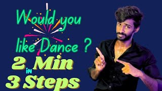 Basic Dance footwork Step for Beginners  2 Mins  3 Steps Click now ✨ [upl. by Belier]