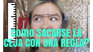 COMO SE HACE UN PIERCING EN LA CEJAEYEBROW PIERCING TUTORIAL 14 [upl. by Huttan]