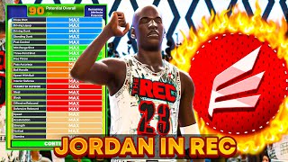 His Airness Michael Jordan Dominates in Random Rec in NBA 2K24 [upl. by Coshow706]