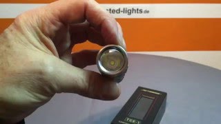 Niteye TCE1 limitierte Titan EDC Lampe [upl. by Ahsikym]