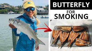 How To Fillet and Butterfly Mullet Easy [upl. by Horatius946]