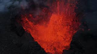 Iceland Volcano  Sundhnukur Crater Row Drone close up [upl. by Nadabb607]