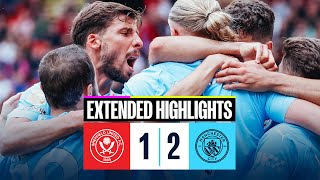 EXTENDED HIGHLIGHTS  Sheffield United 12 City  Rodri strike sends blues to the top of the table [upl. by Mur388]