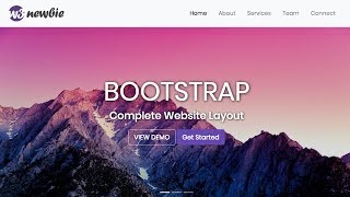 Responsive Bootstrap Website Start To Finish with Bootstrap 4 HTML5 amp CSS3 [upl. by Calabrese]