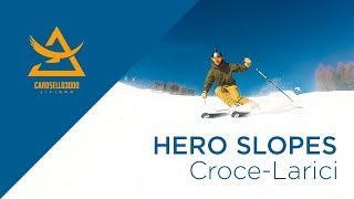 Hero Slopes at Carosello 3000  Croce and Larici [upl. by Layman993]