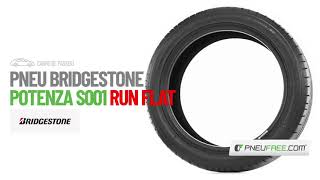 PNEU BRIDGESTONE POTENZA S001 RUN FLAT  PNEUFREECOM [upl. by Annaitsirk]