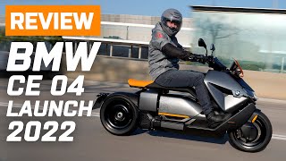 BMW CE 04 Review 2022  Ultimate Luxury Electric Scooter [upl. by Oab]