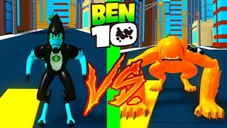 Ben 10 Xlr8 VS Wildmutt Roblox Ben 10 Arrival of Aliens [upl. by Genia]