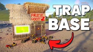 The BEST Trap Base in Rust No BPs No Electricity [upl. by Arratahs]