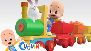 Learn with Cuquin and the Magic colorful train  Educational videos [upl. by Vaules]