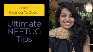 ULTIMATE NEET 2025 2026 TIPS   Aakriti  Engineer To Doctor [upl. by Yelda294]