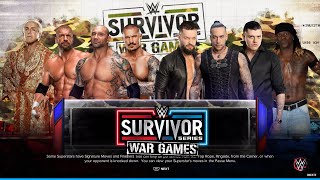 WWE 2K23 EVOLUTION VS THE JUDGEMENT DAY WAR GAMES MATCH [upl. by Tina]