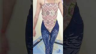 very easy fashionable top cutting ideas 🙈fashion topcutting womensfashion shortsvideo shorts [upl. by Ahseinat335]