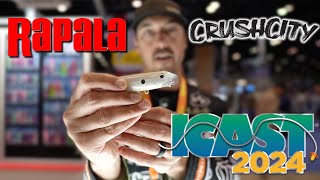 ICAST 2024 Whats NEW from Rapala and Crush City [upl. by Aras]