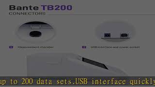 Bante TB200 Laboratory Turbidity Meter  Turbidimeter  2 to 7 Points Calibration Selectable TSS M [upl. by Sosanna]