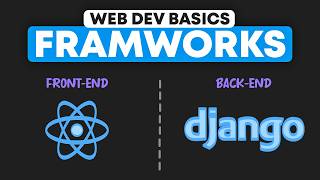 FrontEnd Javascript Frameworks amp BackEnd Frameworks Explained [upl. by Nichols236]