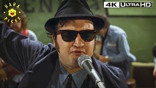 JAILHOUSE ROCKING With The Blues Brothers Full Ending  The Blues Brothers 4k [upl. by Dlanor]