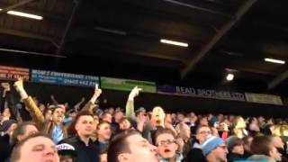 Pellegrini song Norwich v man city February 2014 [upl. by Donegan338]