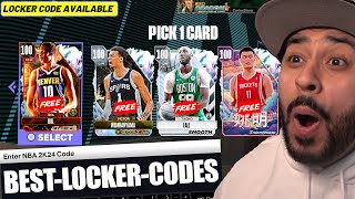 Hurry and Use the New Locker Codes for Guaranteed Free 100 Overall Option Packs NBA 2K24 MyTeam [upl. by Tayib709]