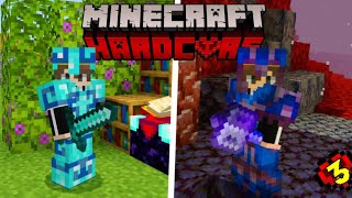 I BECOME A GOD NETHERITE ARMOUR IN MINECRAFT HARDCORE🤯 [upl. by Peirce]