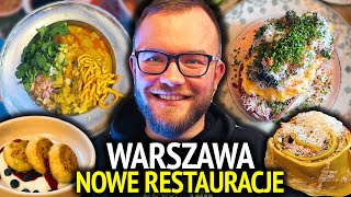 WARSZAWA 2023  NOWE RESTAURACJE w Warszawie tajskie jedzenie włoskie makarony i pierogi  559 [upl. by Leontine]