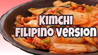 HOW TO MAKE KIMCHI  Filipino version [upl. by Gore]