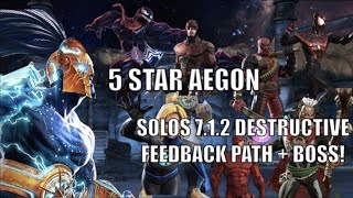 Act 712 Destructive Feedback Path Full Quest Solo By Aegon  Marvel Contest of Champions [upl. by Conias]