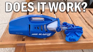 POOL BLASTER Max Cordless Pool Vacuum Review  Does It Work [upl. by Ynnaej161]