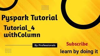 How to use withColumn in PySpark  Pyspark Tutorial [upl. by Hyland]