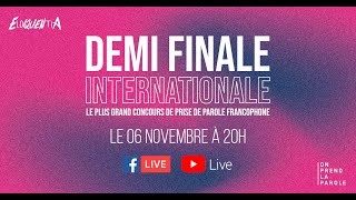 Demi finale internationale 2021 du plus grand concours de prise de parole [upl. by Alexandr]