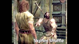 SKYRIM SHUFFLE AUDIO ONLY 10 MINUTES [upl. by Arac510]